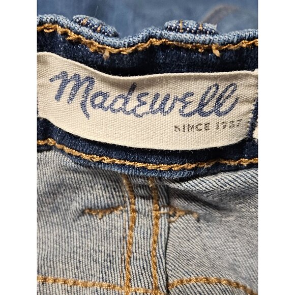 Madewell Jeans Womens Size 29 Skinny Zipper Ankle Mid Rise Dark Wash Denim - Picture 5 of 6